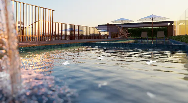 Vista da Piscina